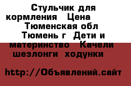 Стульчик для кормления › Цена ­ 1 000 - Тюменская обл., Тюмень г. Дети и материнство » Качели, шезлонги, ходунки   